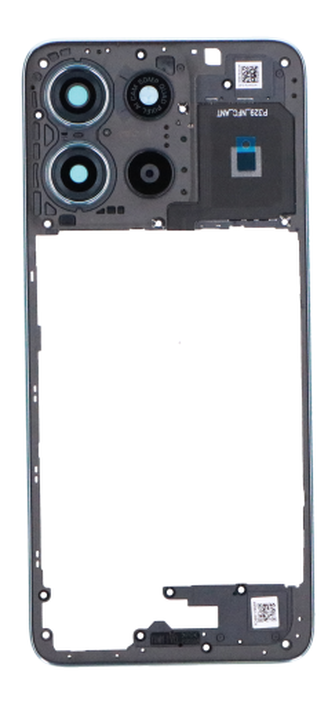 Middle Frame Black For Motorola Moto G15 G15 Power