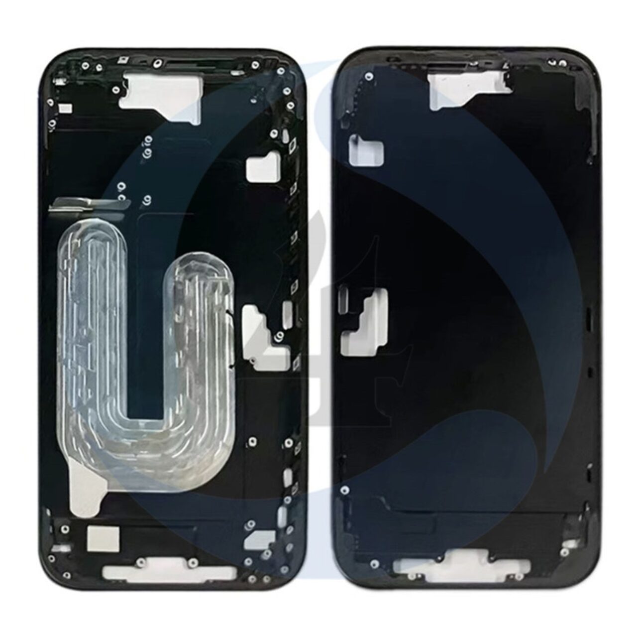 Middle Frame Black For i Phone 16