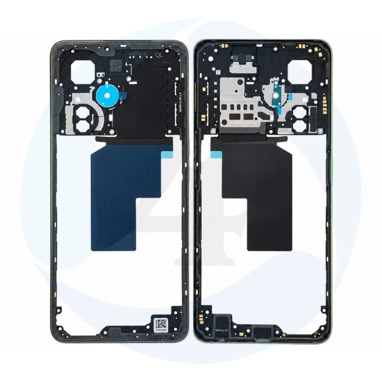 Middle Frame Green For One Plus Nord CE 3 Lite