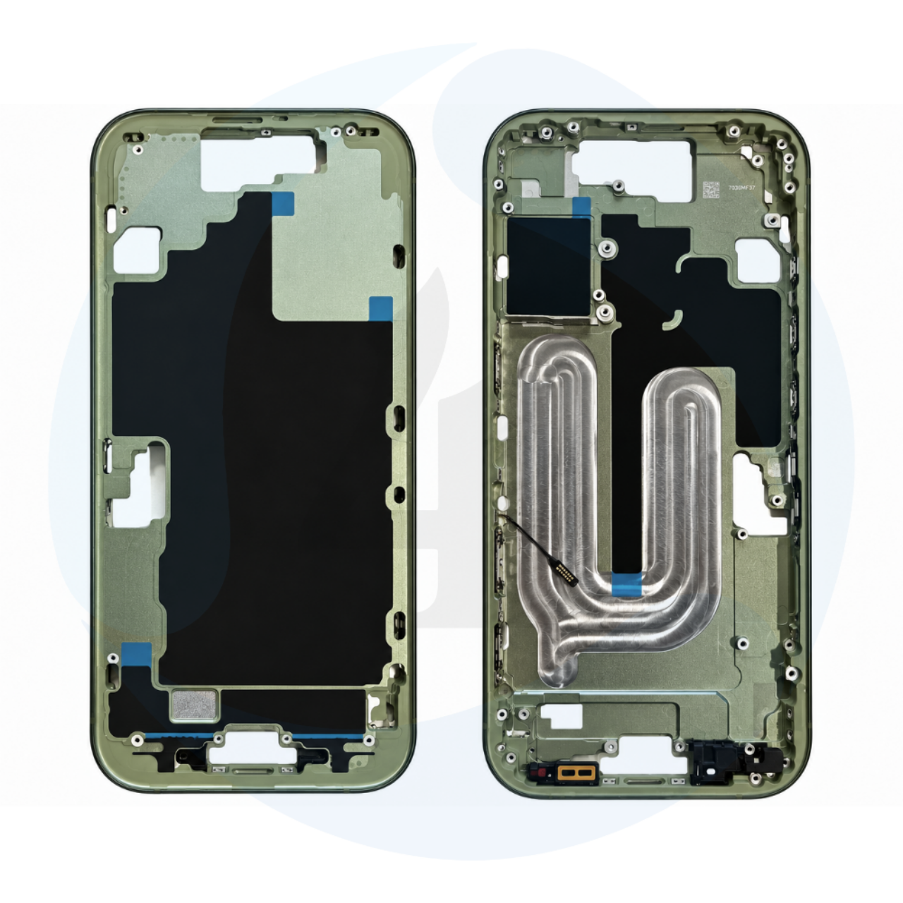 Middle Frame Green For i Phone 17