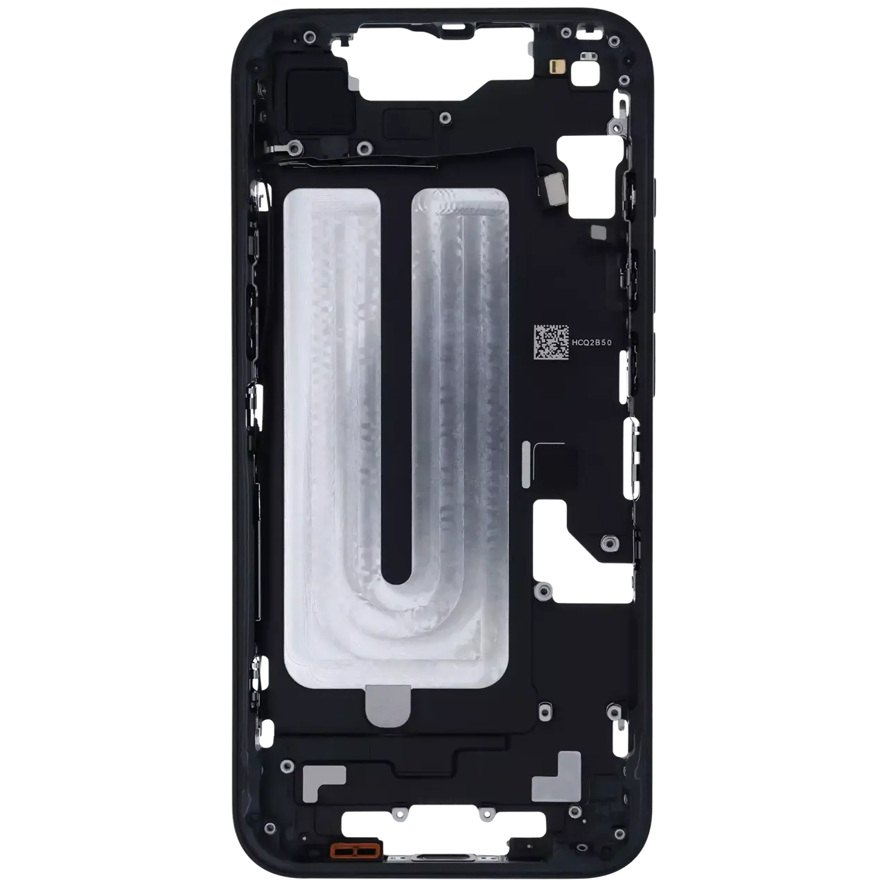 Middle Frame Pulled B Grade Black For i Phone 16e 17e
