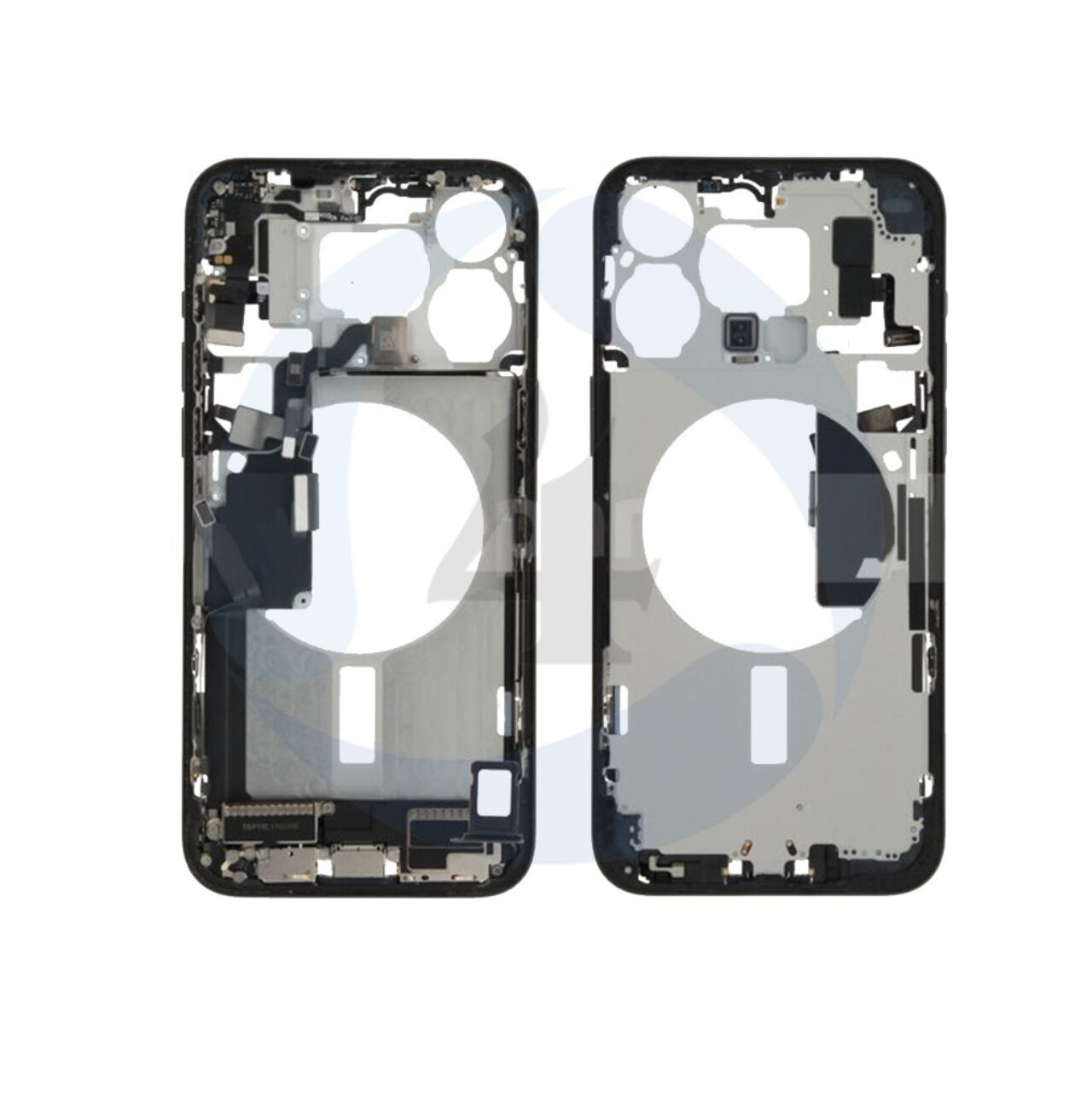 Middle Frame Used Blue For i Phone 15 Pro