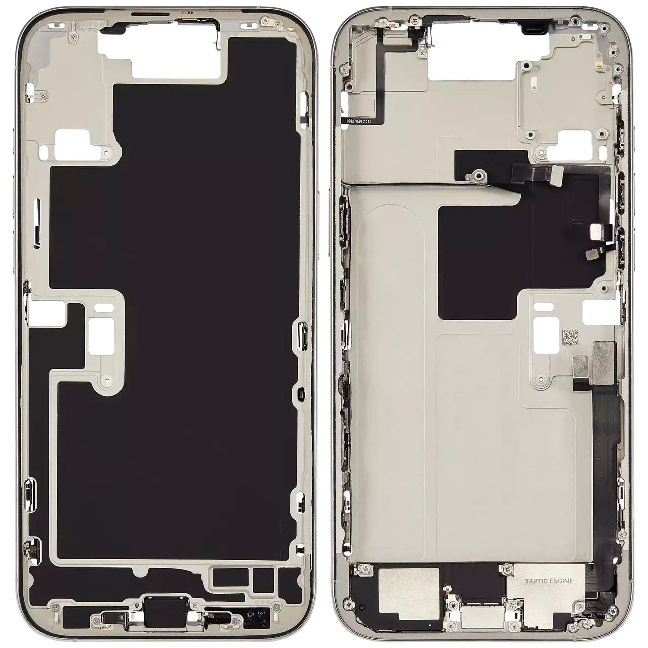 Middle Frame Used OEM Pulled Grade A White For i Phone 16 Pro Max