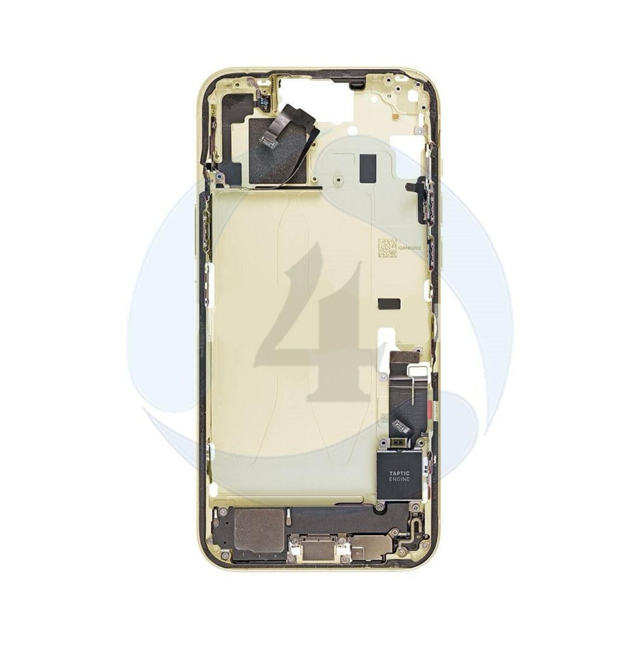 Middle Frame Used Yellow For i Phone 15 Plus