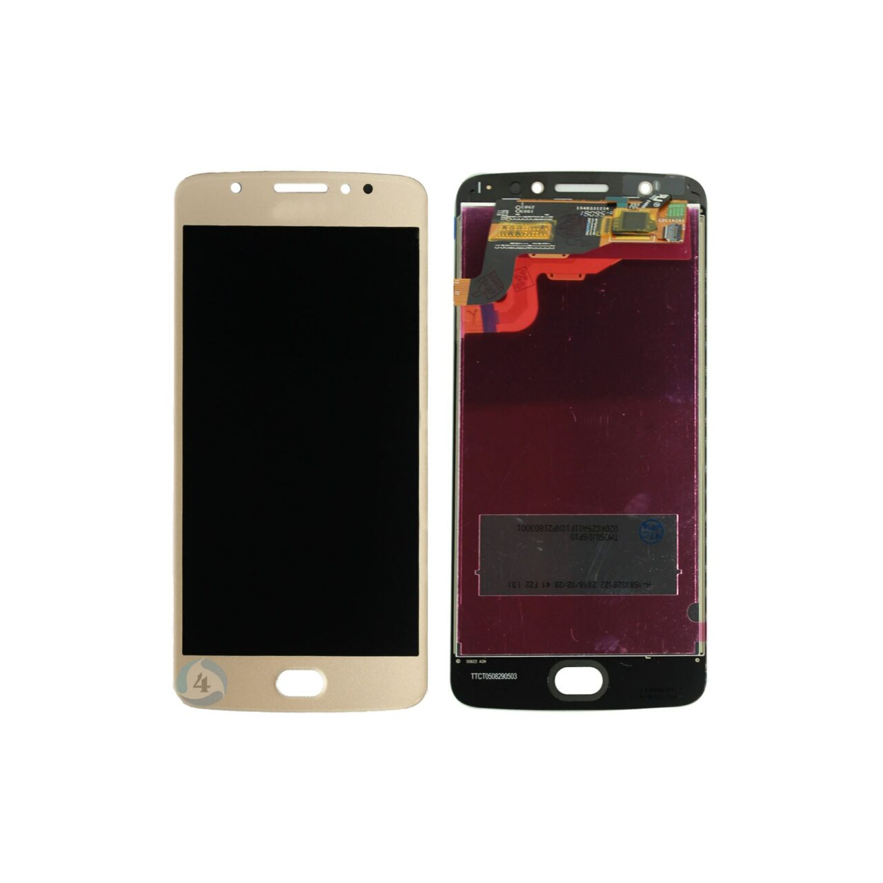 Moto E4 LCD Touch pink gold