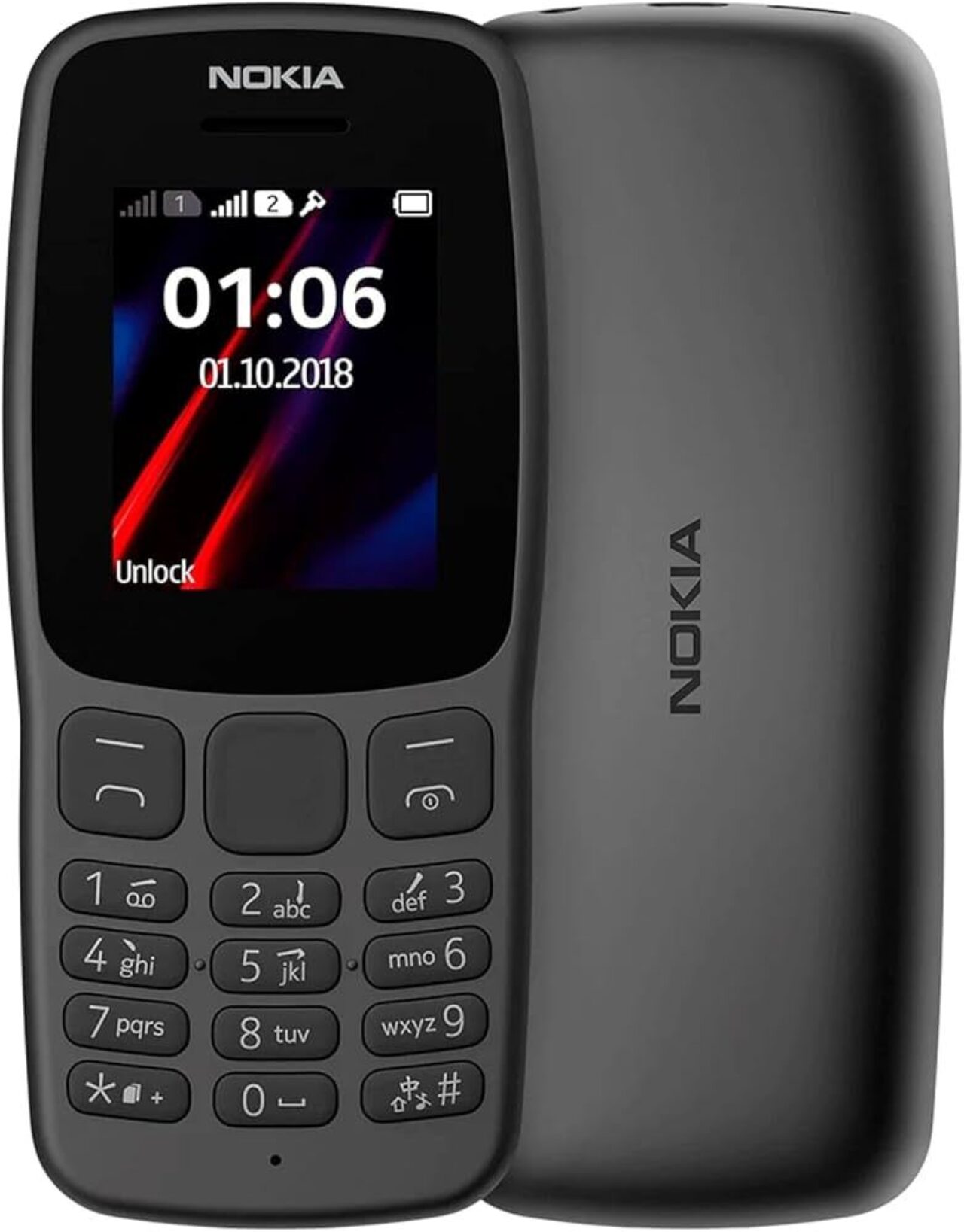 Nokia 106 2018 Black