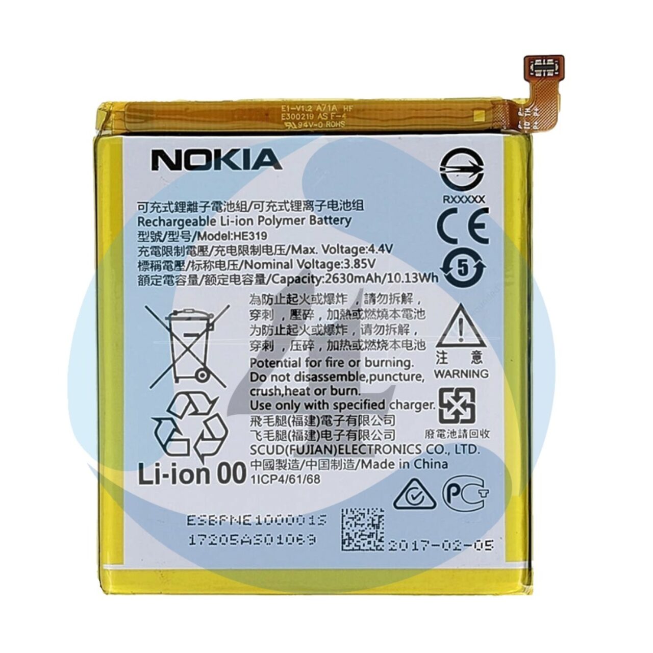 Nokia 3 Batterij reparatie vervangen
