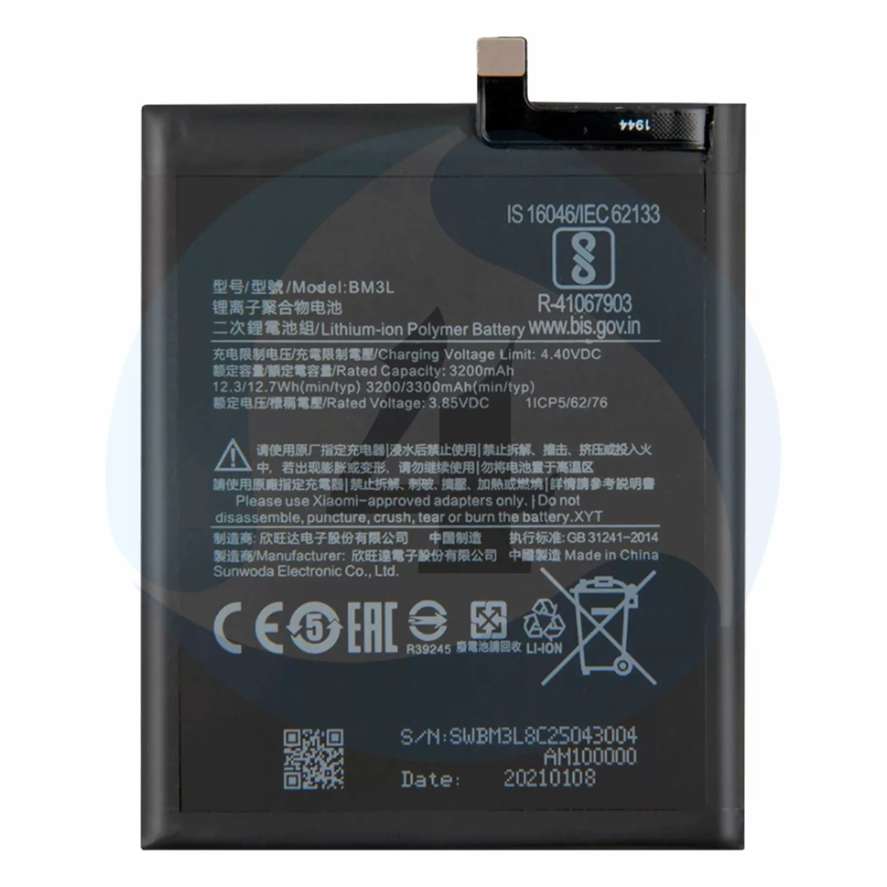 Replacement Battery For Xiaomi 9 MI9 M9 MI 9 BM3 L Rechargeable Phone Battery 3300m Ah