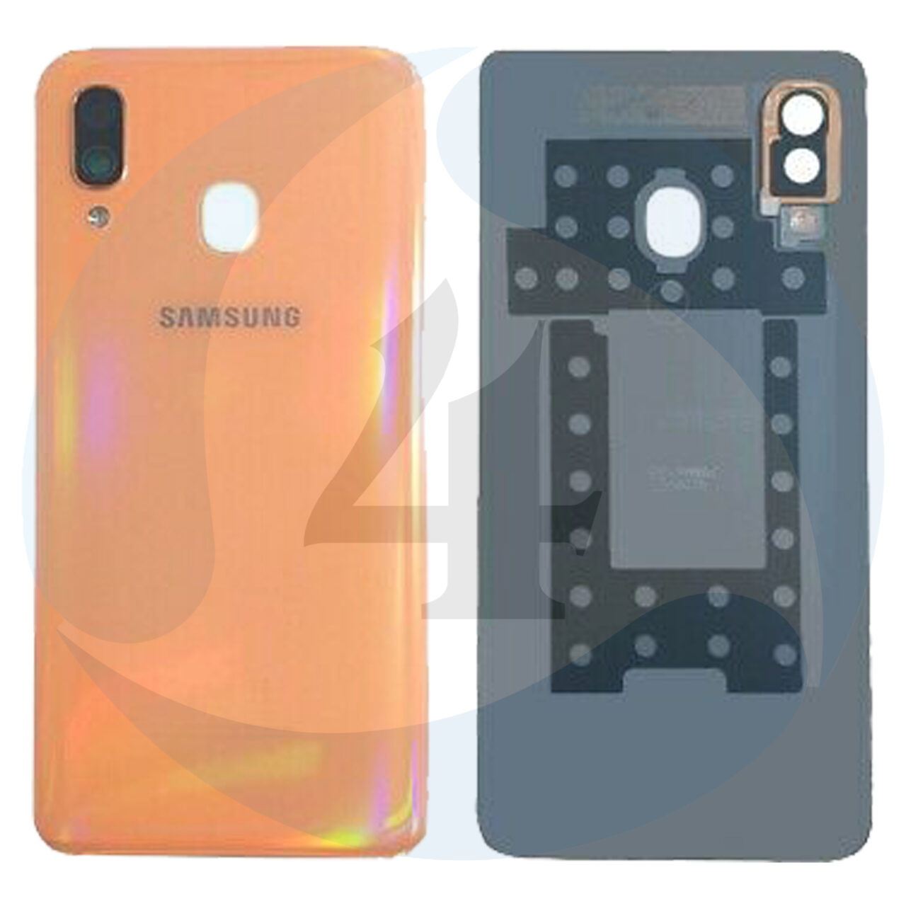 Samsung Galaxy A40 SM A405 F Battery Cover Orane batterij cover
