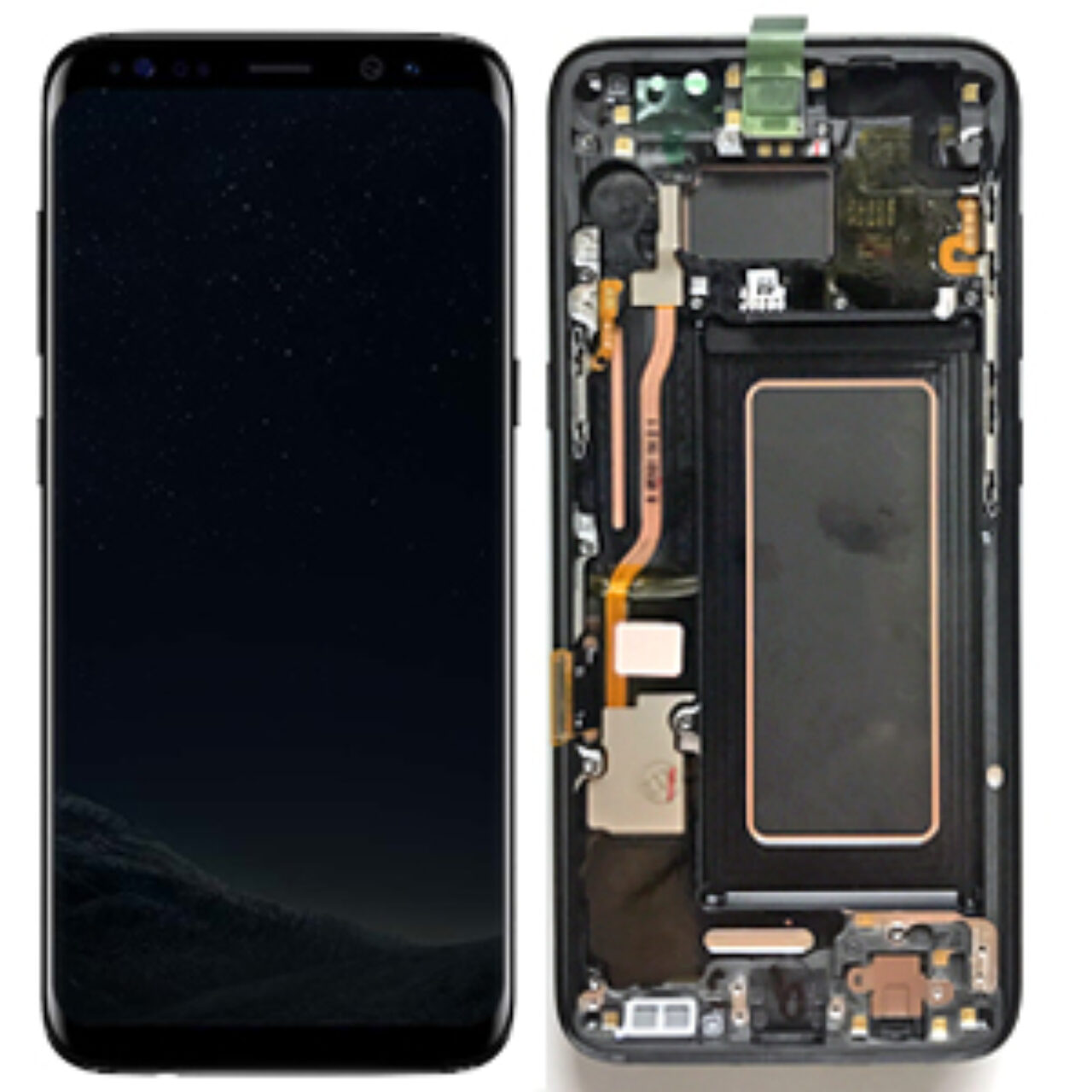 Samsung Galaxy S8 G950 service pack Lcd display Scherm Screen black