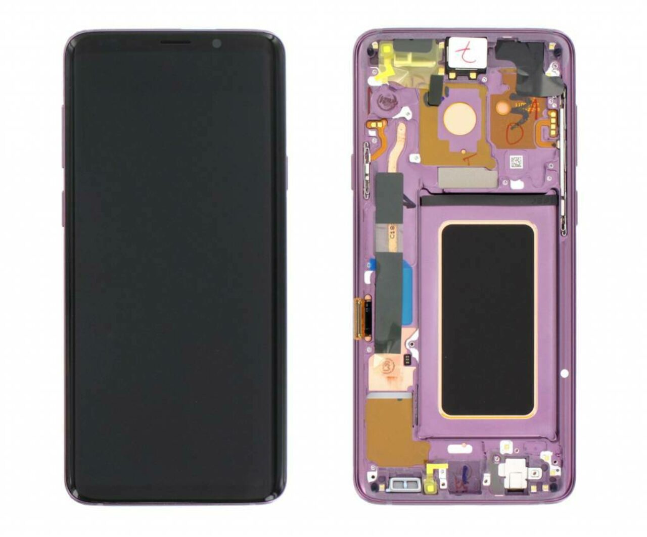 Samsung Galaxy S9 plus G965 lcd display scherm screen service pack Purple