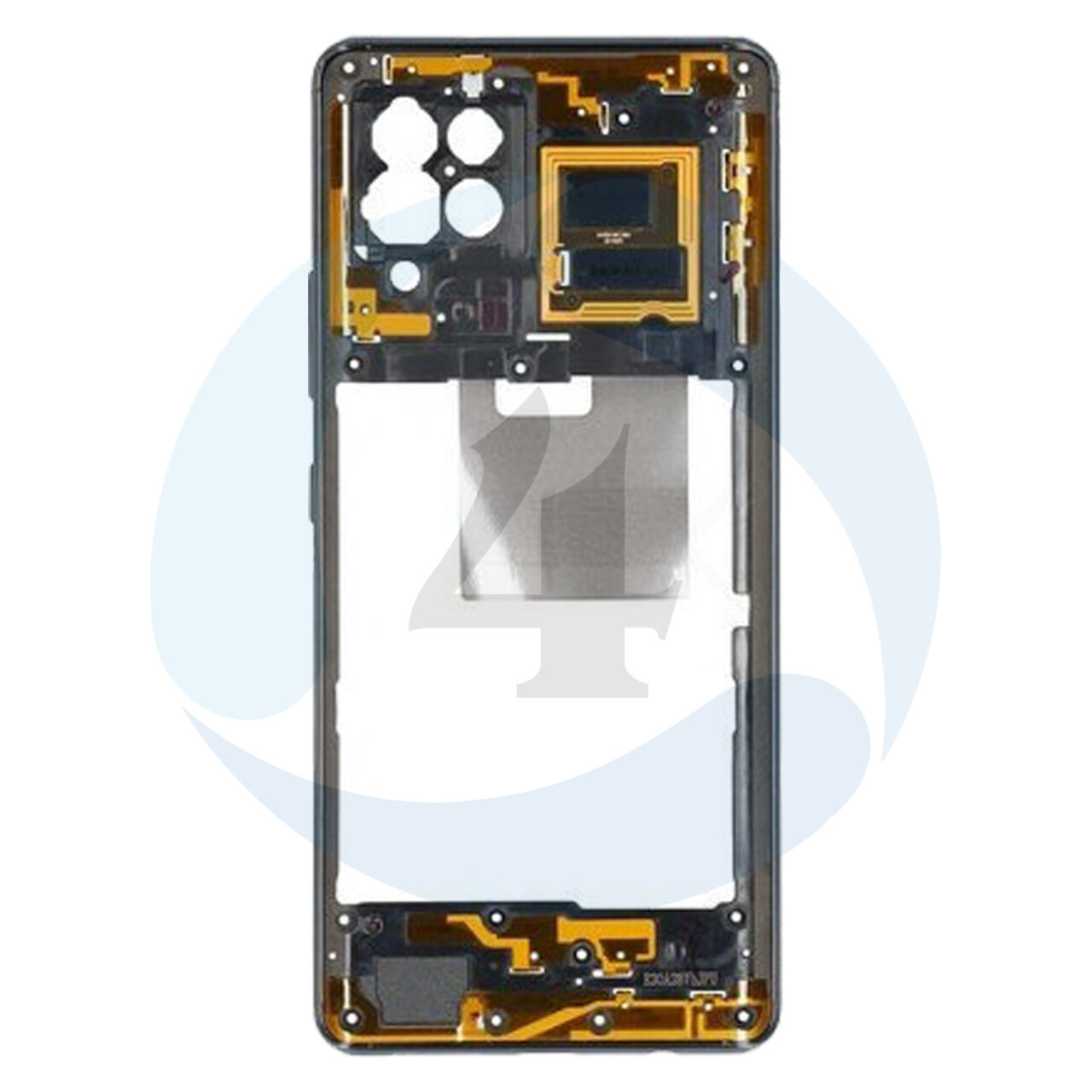 Samsung galaxy A42 A426f Middle chassis frame bezel black plate housing frame black