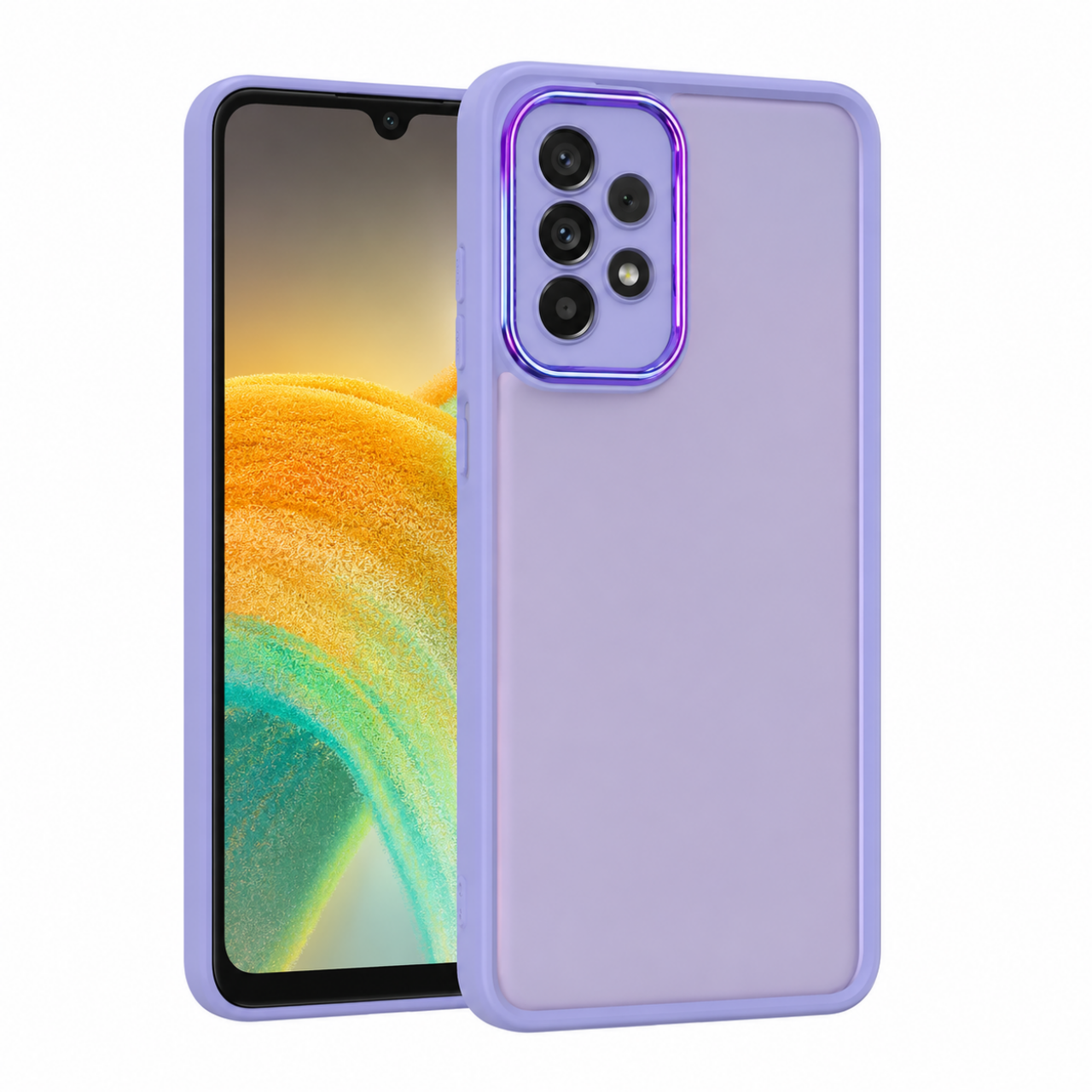 Silicone Case Light Purple Kinda Transparant For Samsung