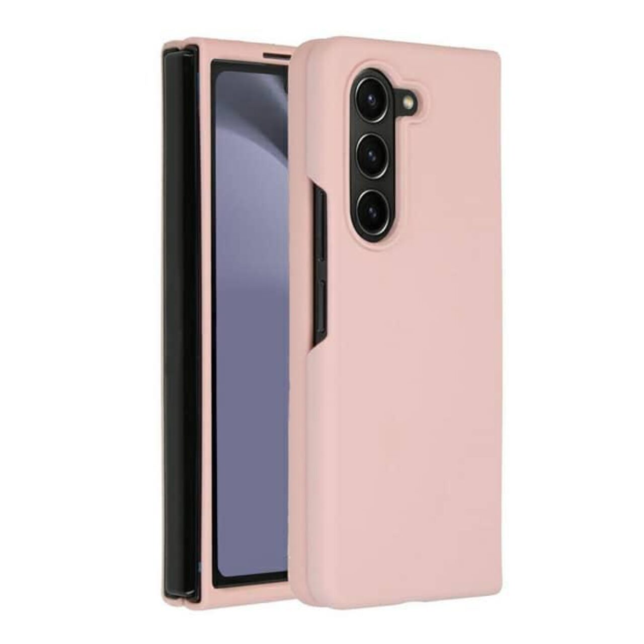 Silicone Cover Pink For Samsung Galaxy Z Fold 5
