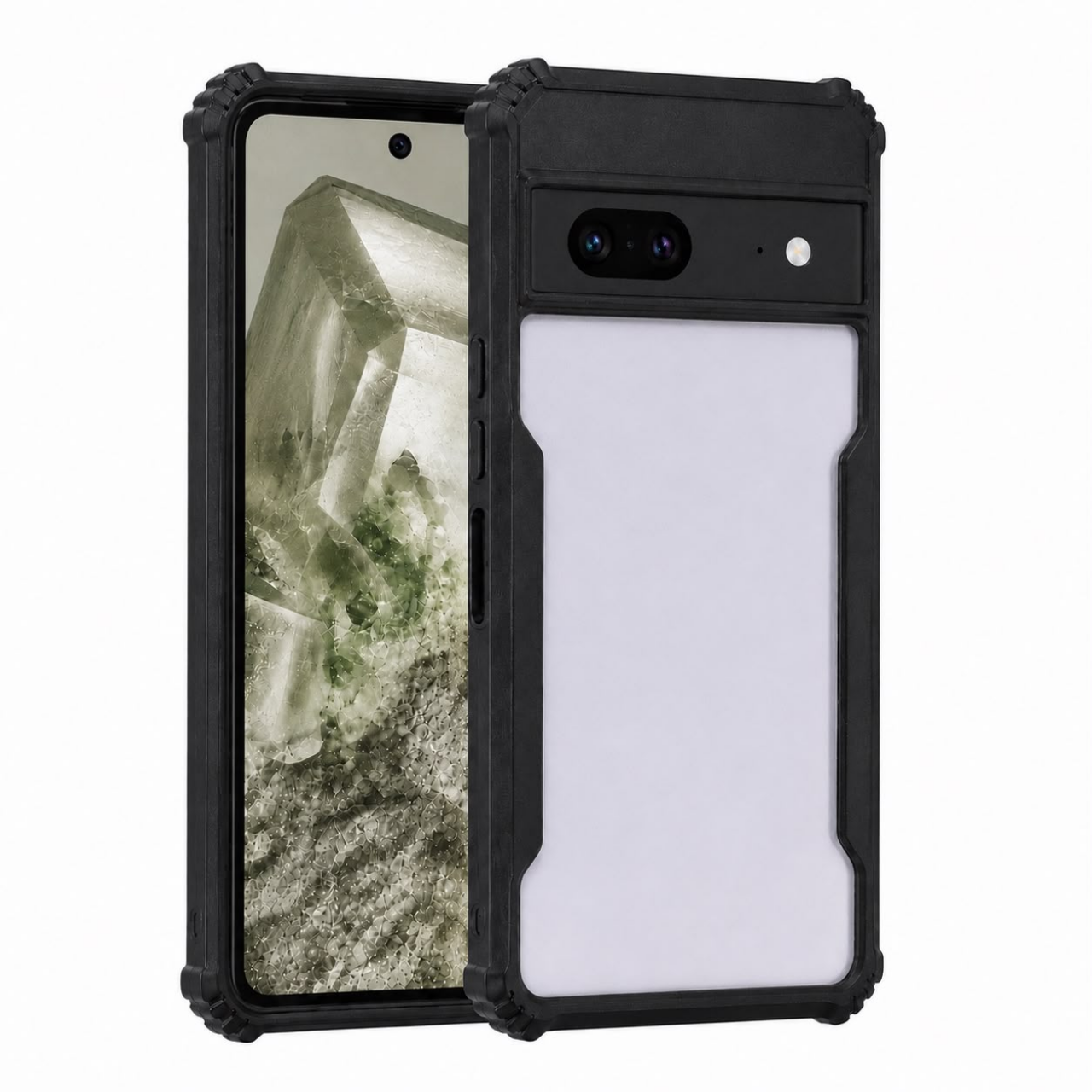 Silicone Open Back Bumper Case Black For Google Pixel 6a