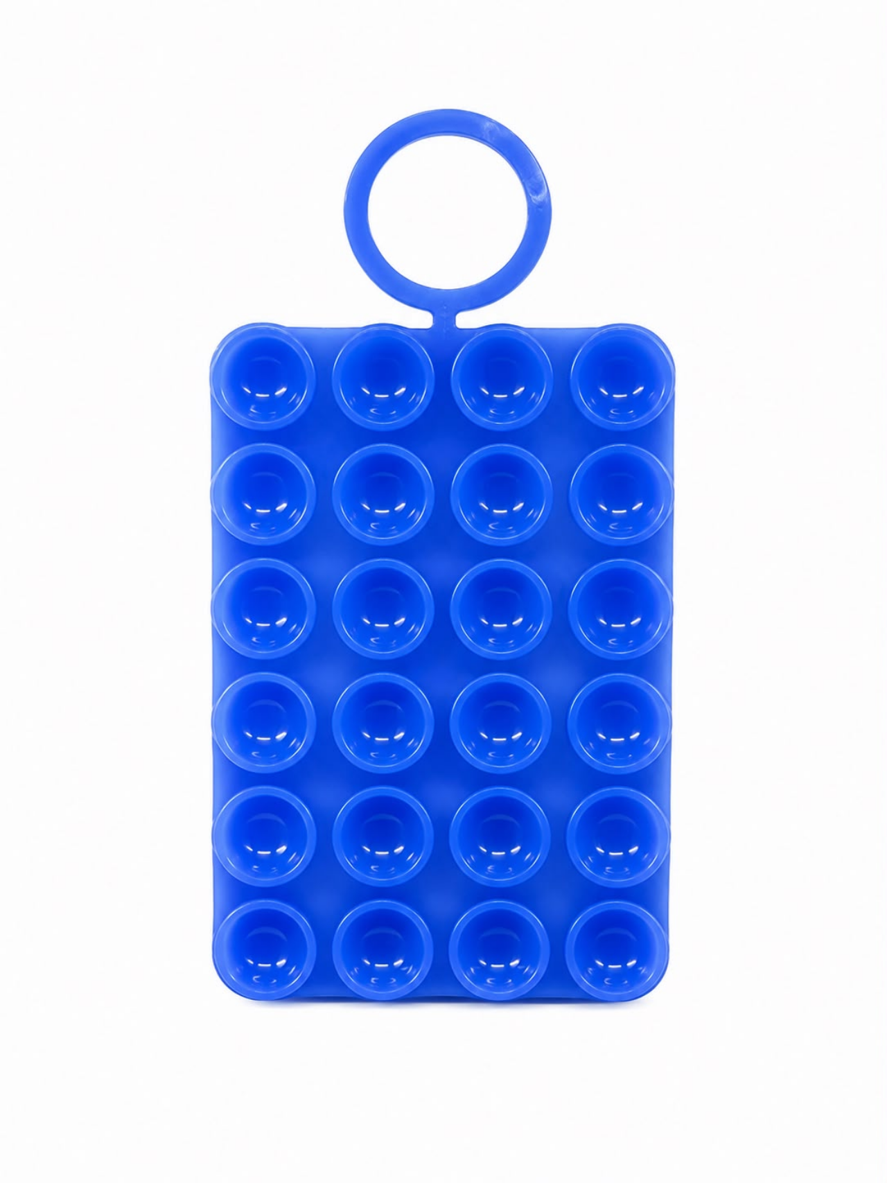 Silicone Suction Phone Case Adhesive Mount Blue
