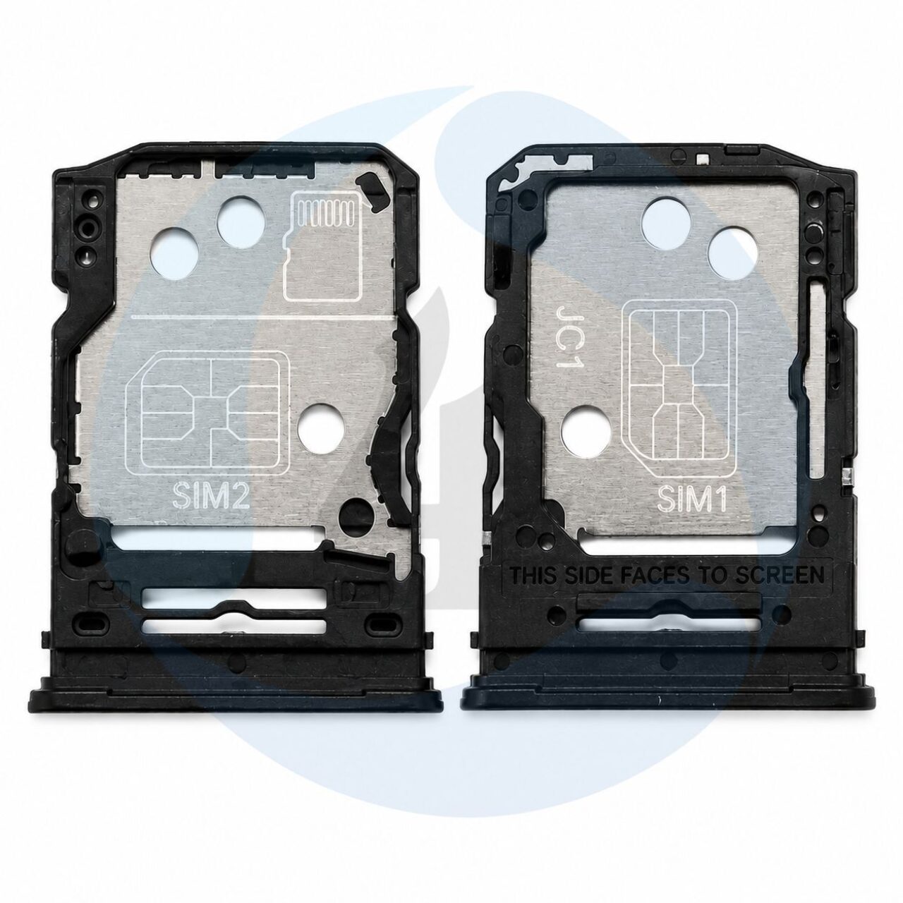 Sim Tray Black For Oppo Reno12