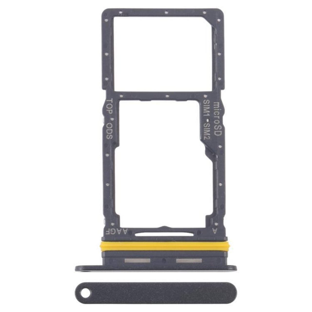Sim Tray Black For Samsung Galaxy A17 4 G