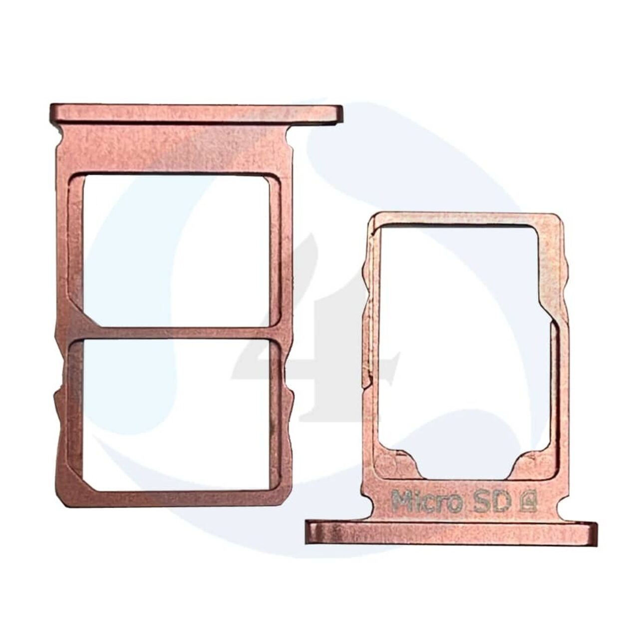 Sim Tray Pink Gold For Nokia 5 1 TA 1081