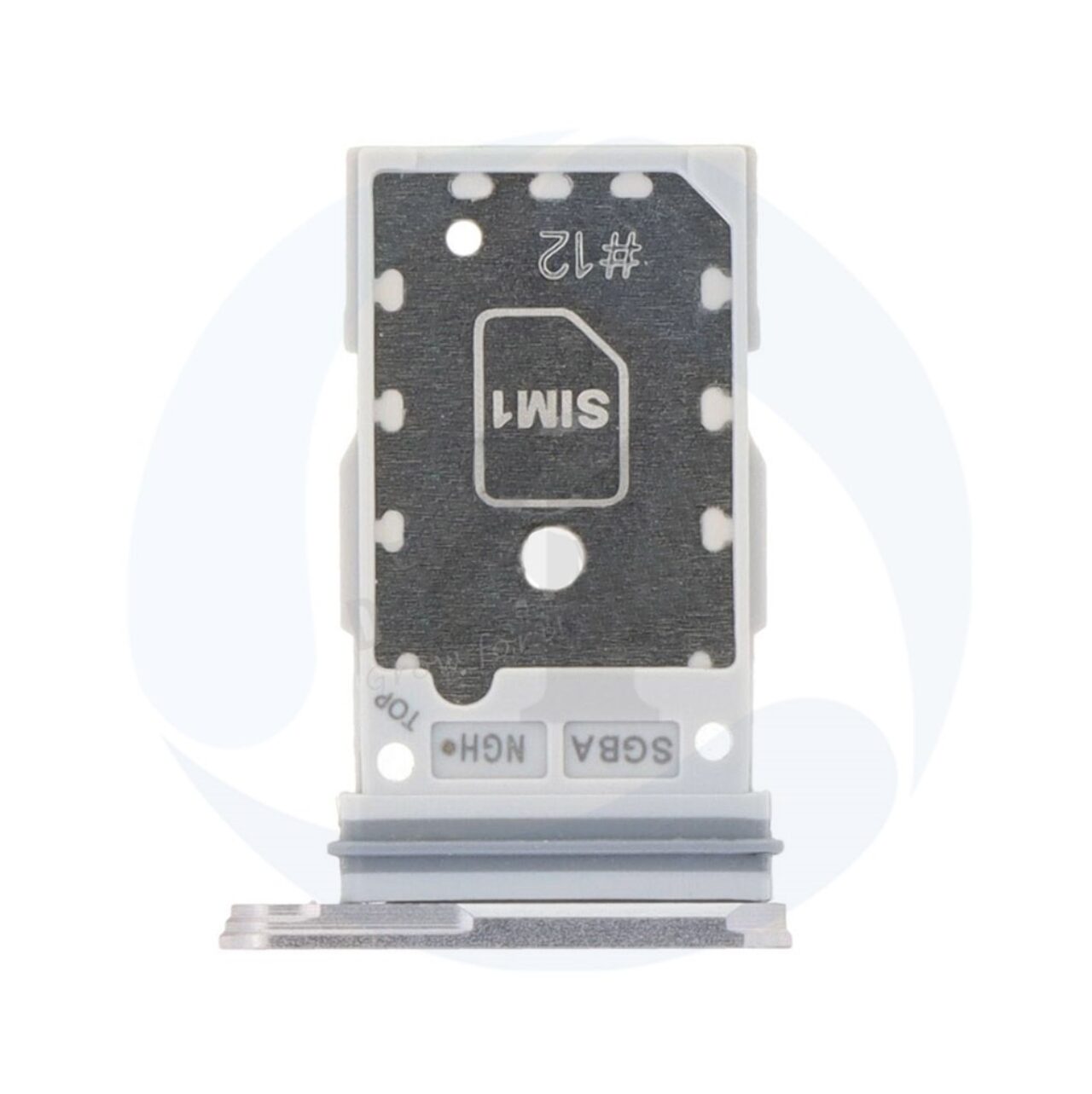 Sim Tray White For Samsung Galaxy S24 FE
