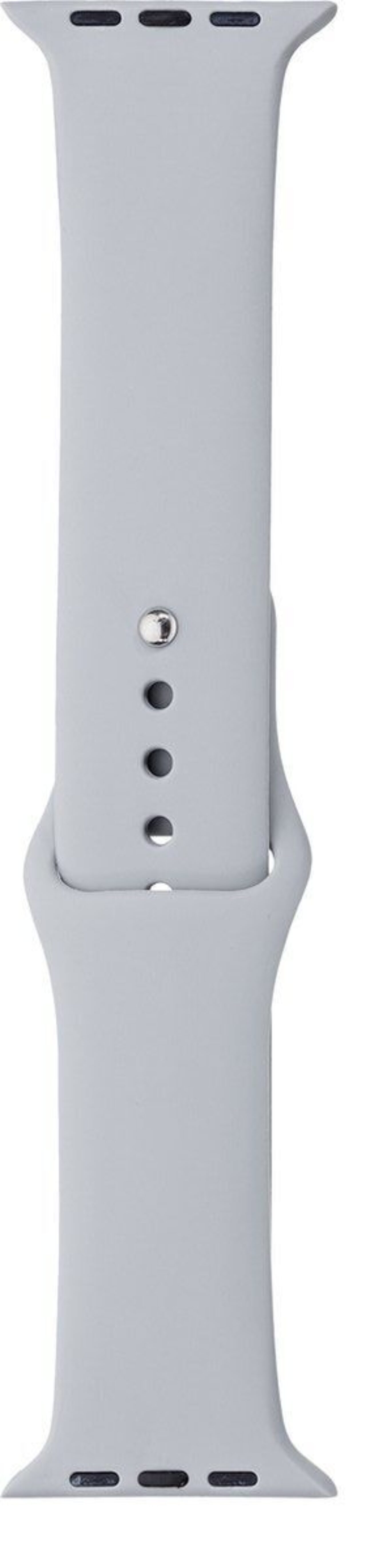 Soft Silicone Wristband Light Gray For Apple Watch