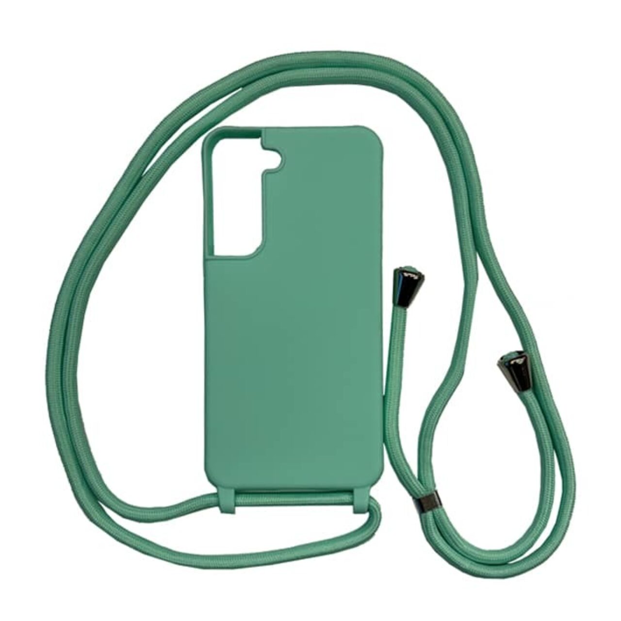 TPU Case With Cord for S22 S21 S21 FE GREEN
