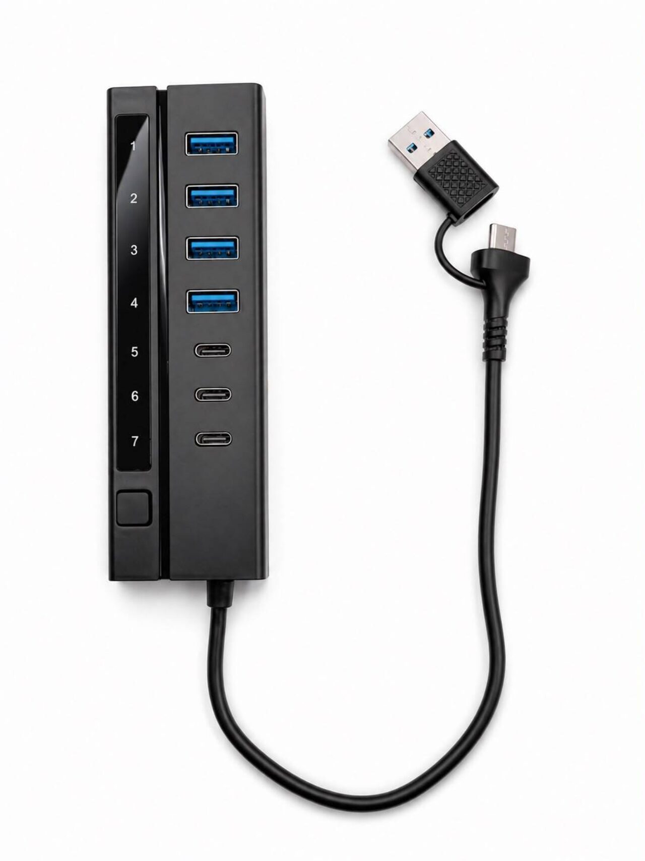 TU 0503 i E7 OP USB 3 2 Hub 4 USB A Ports 3 USB C Ports