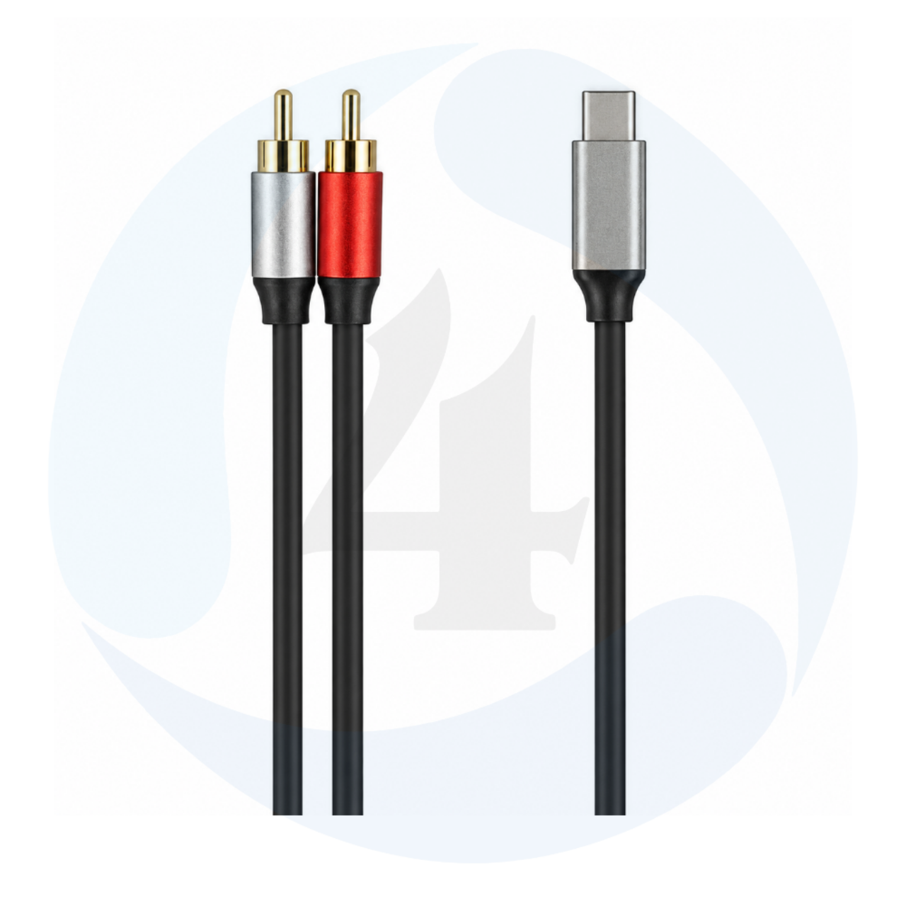 USB C to 2 RCA Cable