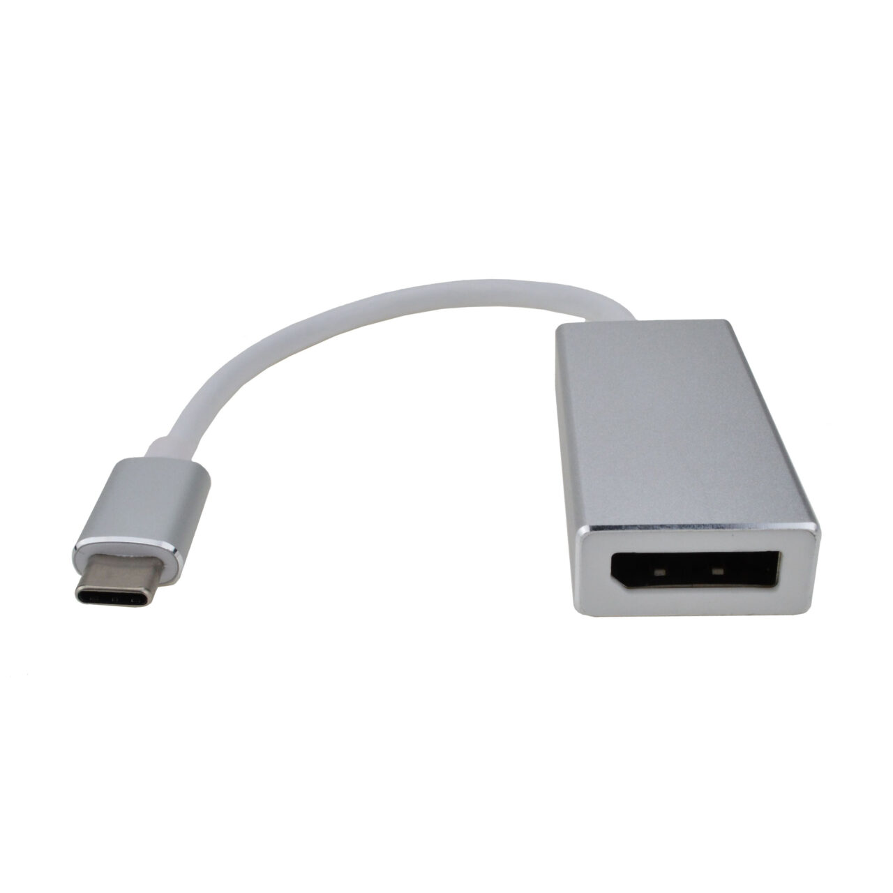 USB C to Display Port adapter Silver