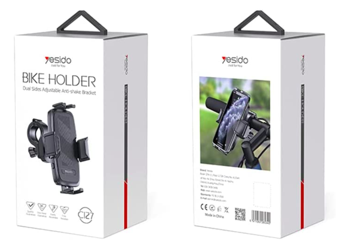 Yesido Bicycle Motorcycle Motor Mobile Cell Smart Phone Stand Bracket Support Mount Holder C127