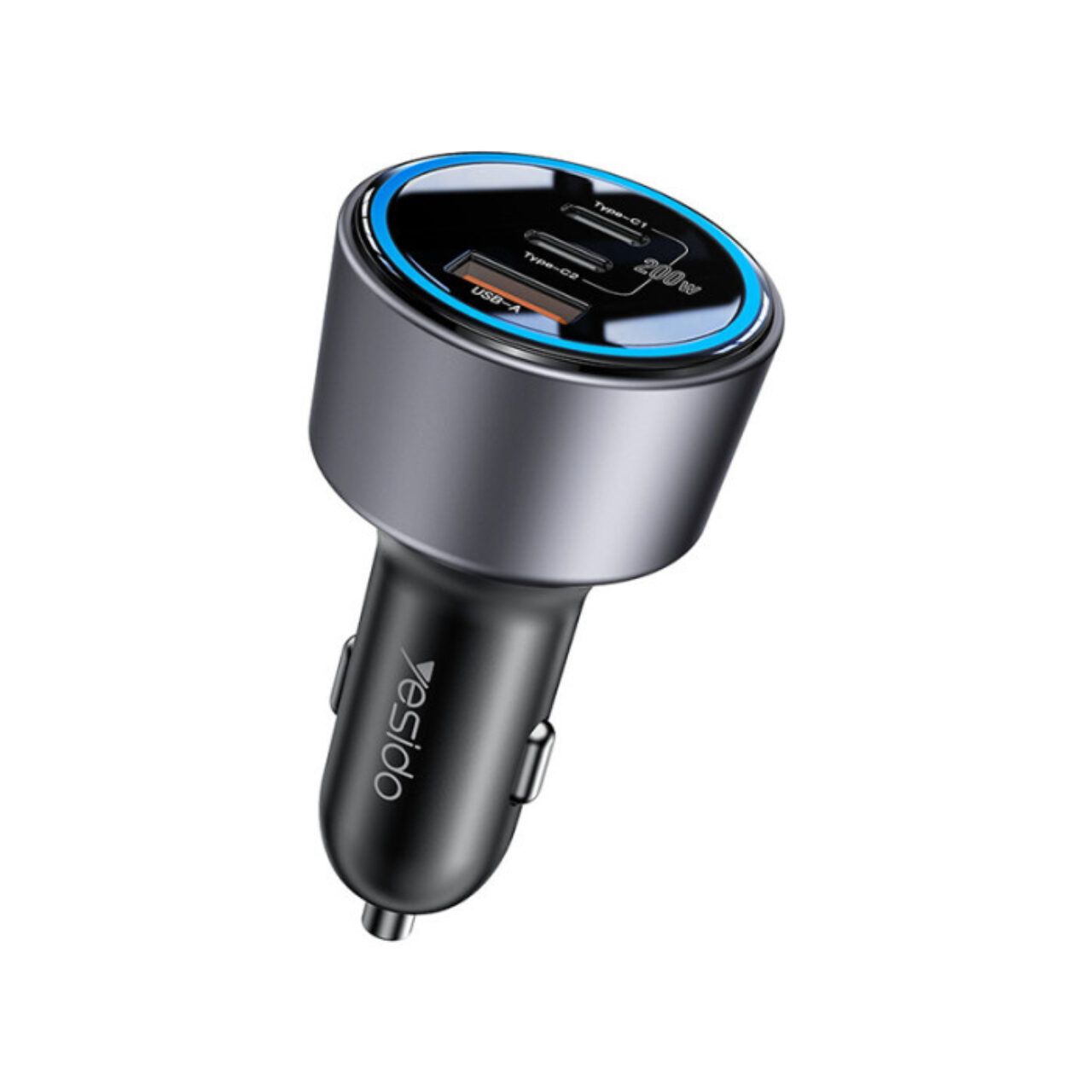 Yesido Dual TC Ports And QC 18 W 200 W Fast Charging Car Charger Y59