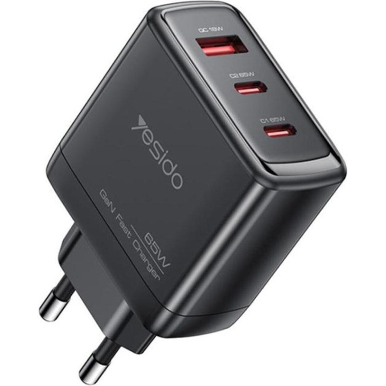 Yesido YC144 65w wall adapter 3 port usb c usb a