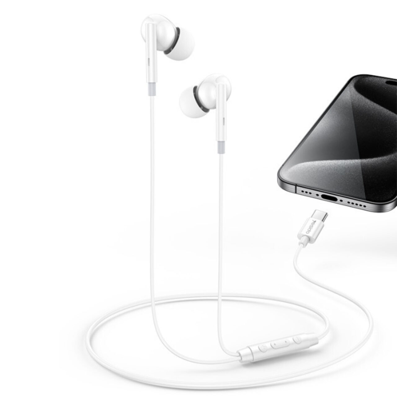 Yesido YH45 High definition microphone Zero latency With Remote Control Type C Wire In ear Earphone