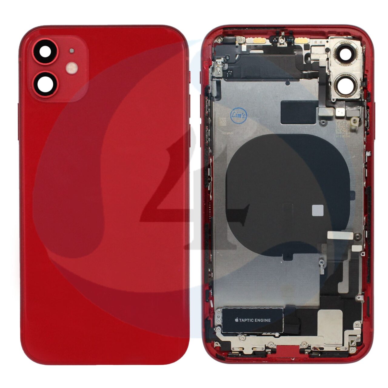 Backcover housing Red For Iphone 11