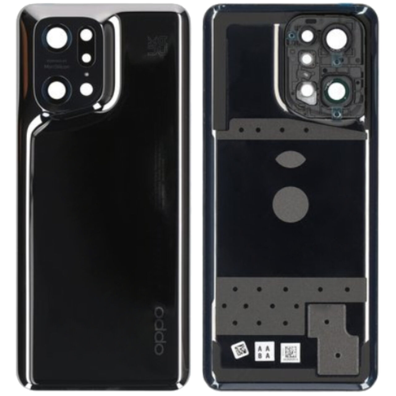 Battery cover Black For Oppo Find X5 Pro