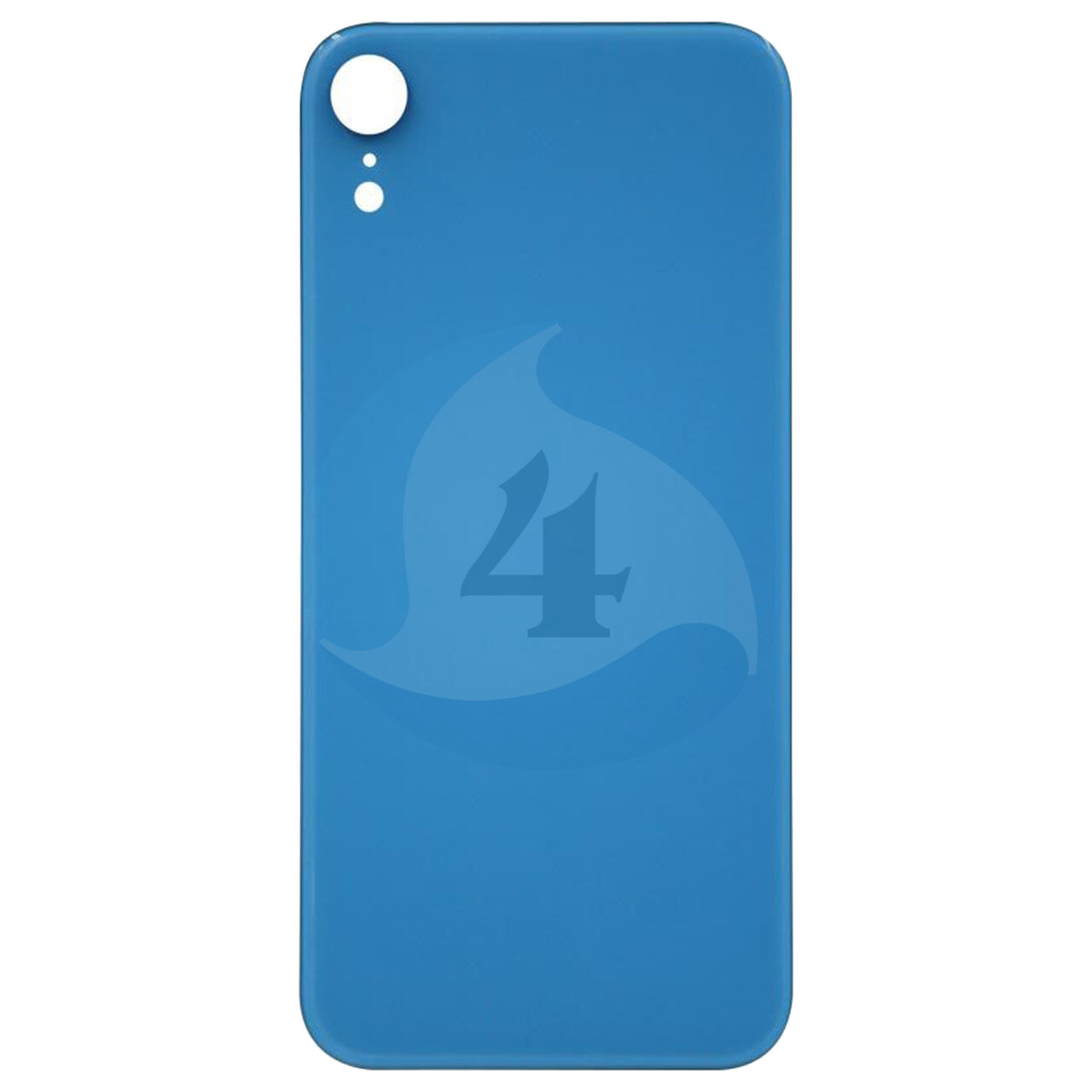 For Apple i Phone XR Batterij cover glass Blue