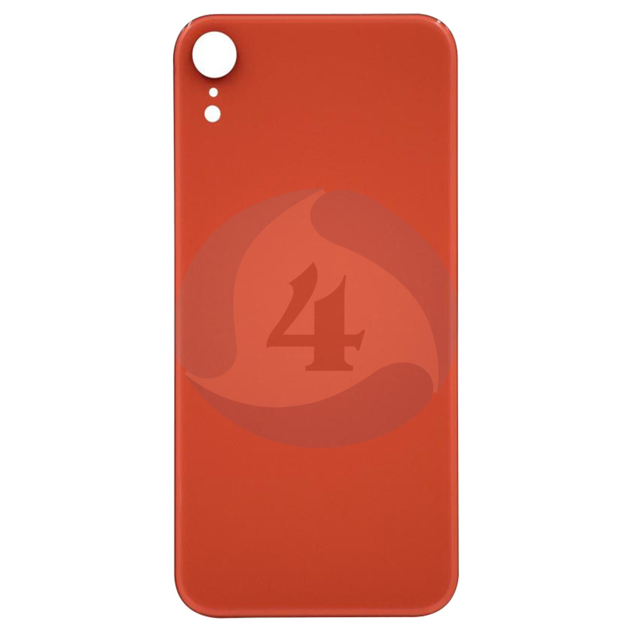 For Apple i Phone XR Batterij cover glass orange