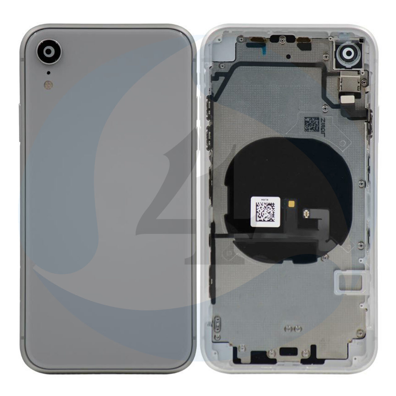 For Apple i Phone XR Batterij cover housing compleet White