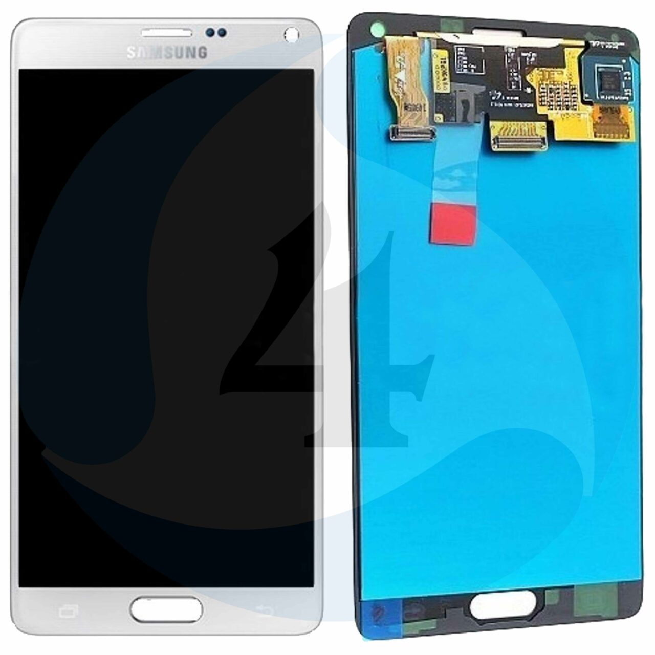 Gh97 16565a LCD Service Pack White For Samsung Galaxy Note 4 SM N910