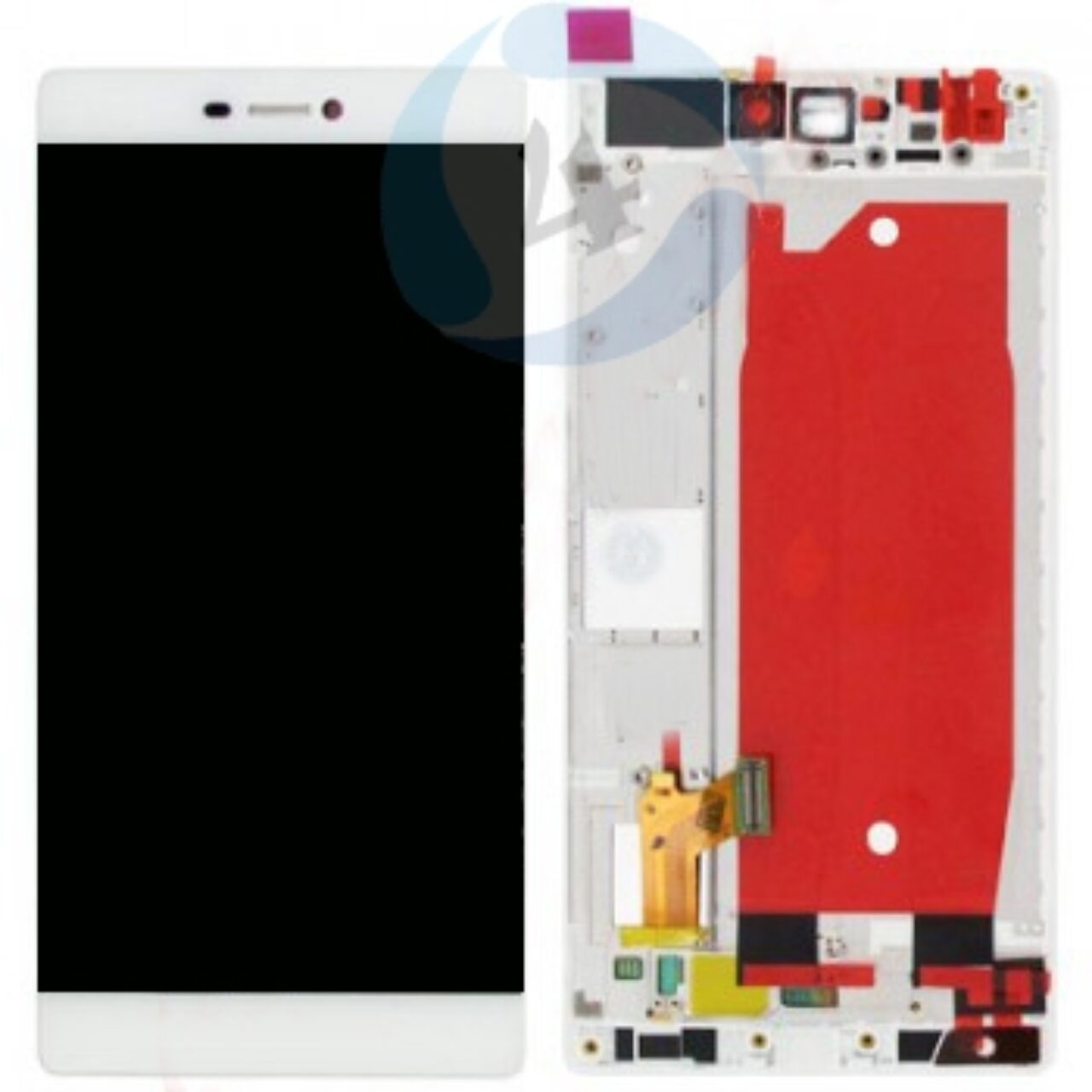 Huawei p8 lcd display touchscreen frame white