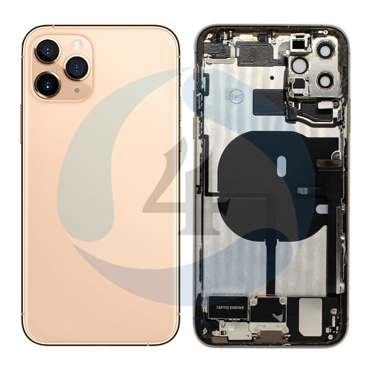 Iphone 11 pro backcover housing gold