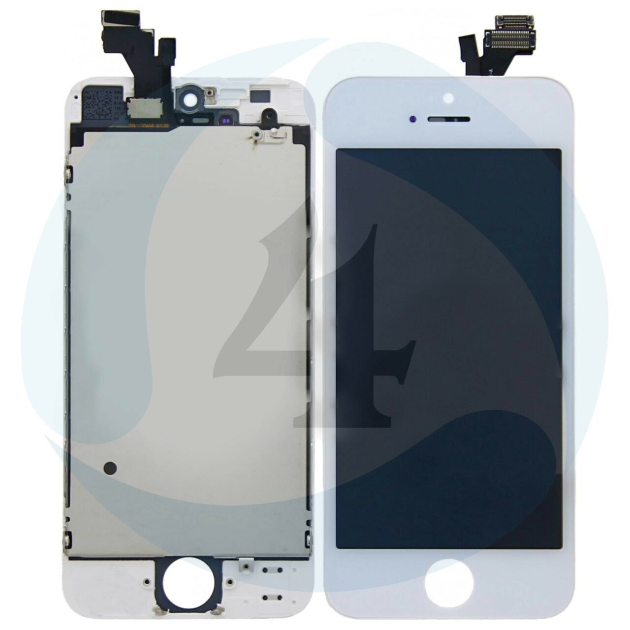 Iphone 5 display touchscreen metal plate a high quality white 1000x1000h
