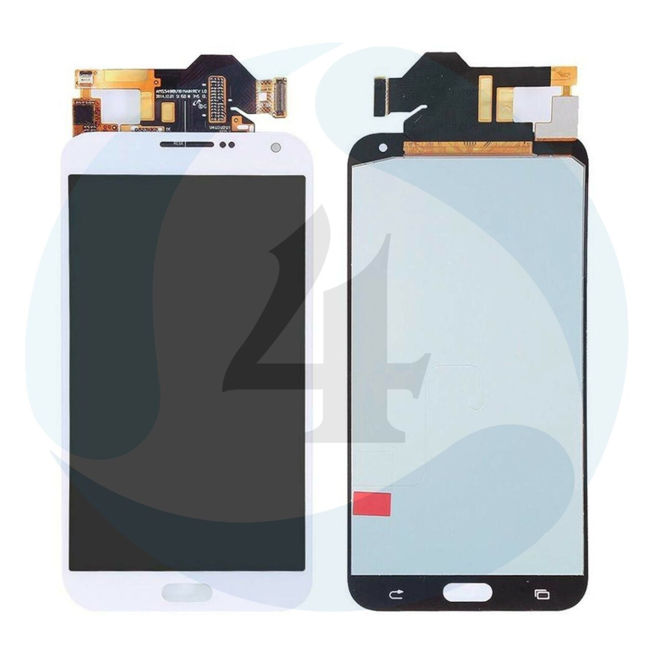 Lcd with touch screen for samsung galaxy e7 white scherm display