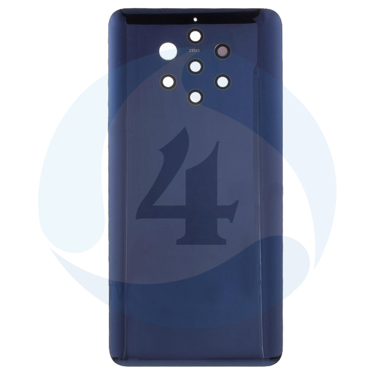 Nokia 9 batterij cover blue