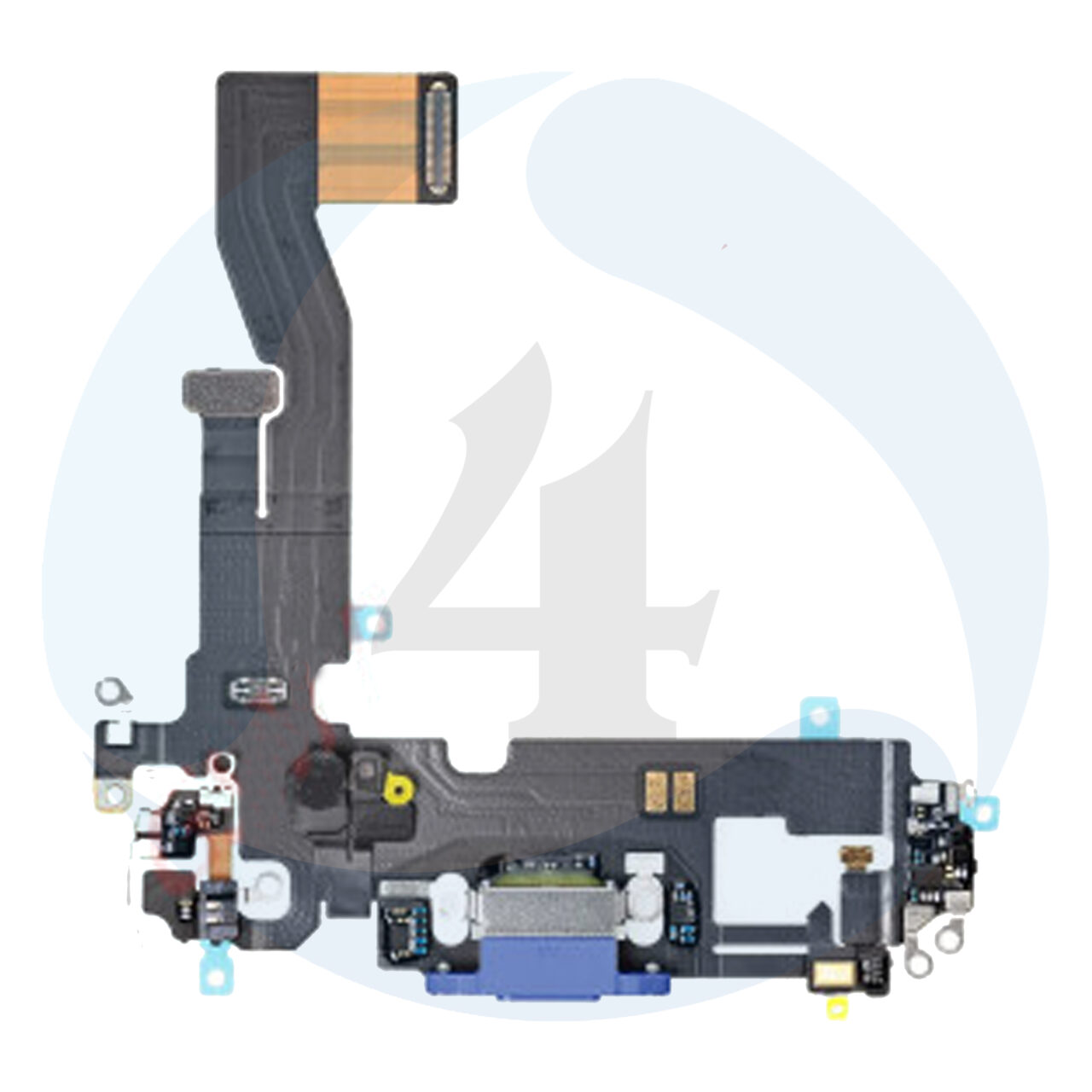 Replacement for iphone 12 12 pro usb charging flex cable blue