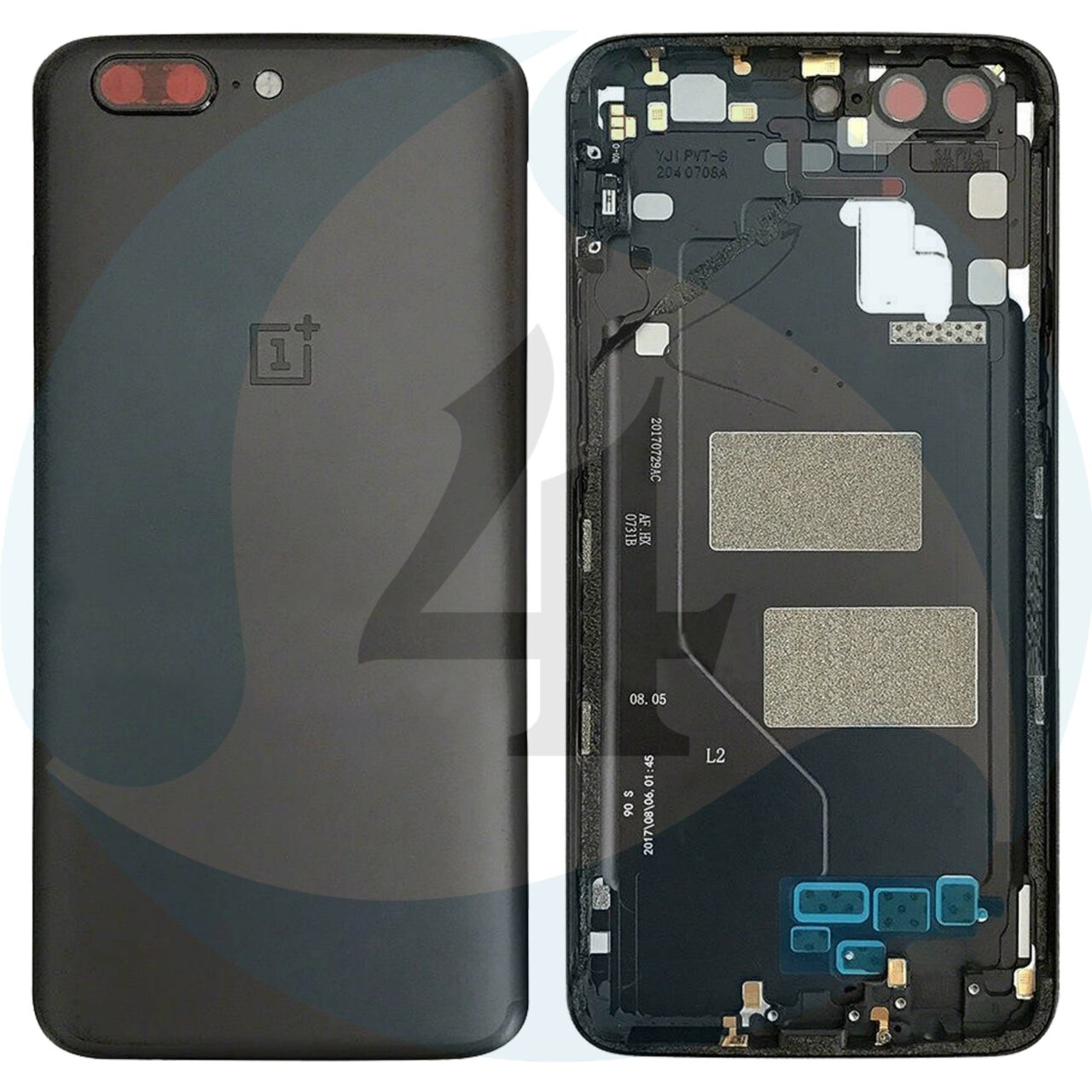 Replacement for oneplus 5 back cover black batterijcover