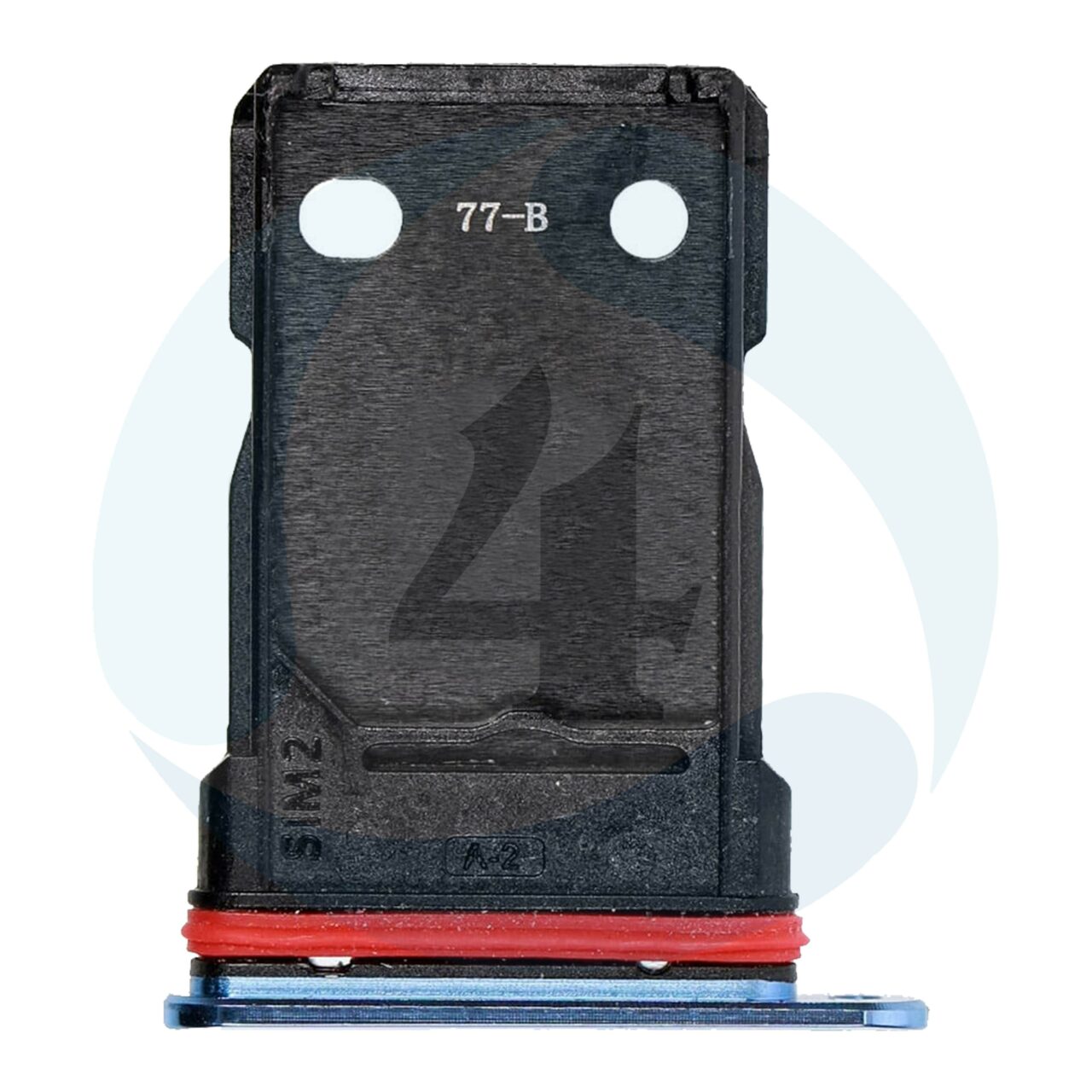 Replacement for oneplus 7t dual sim card tray glacier blue 1