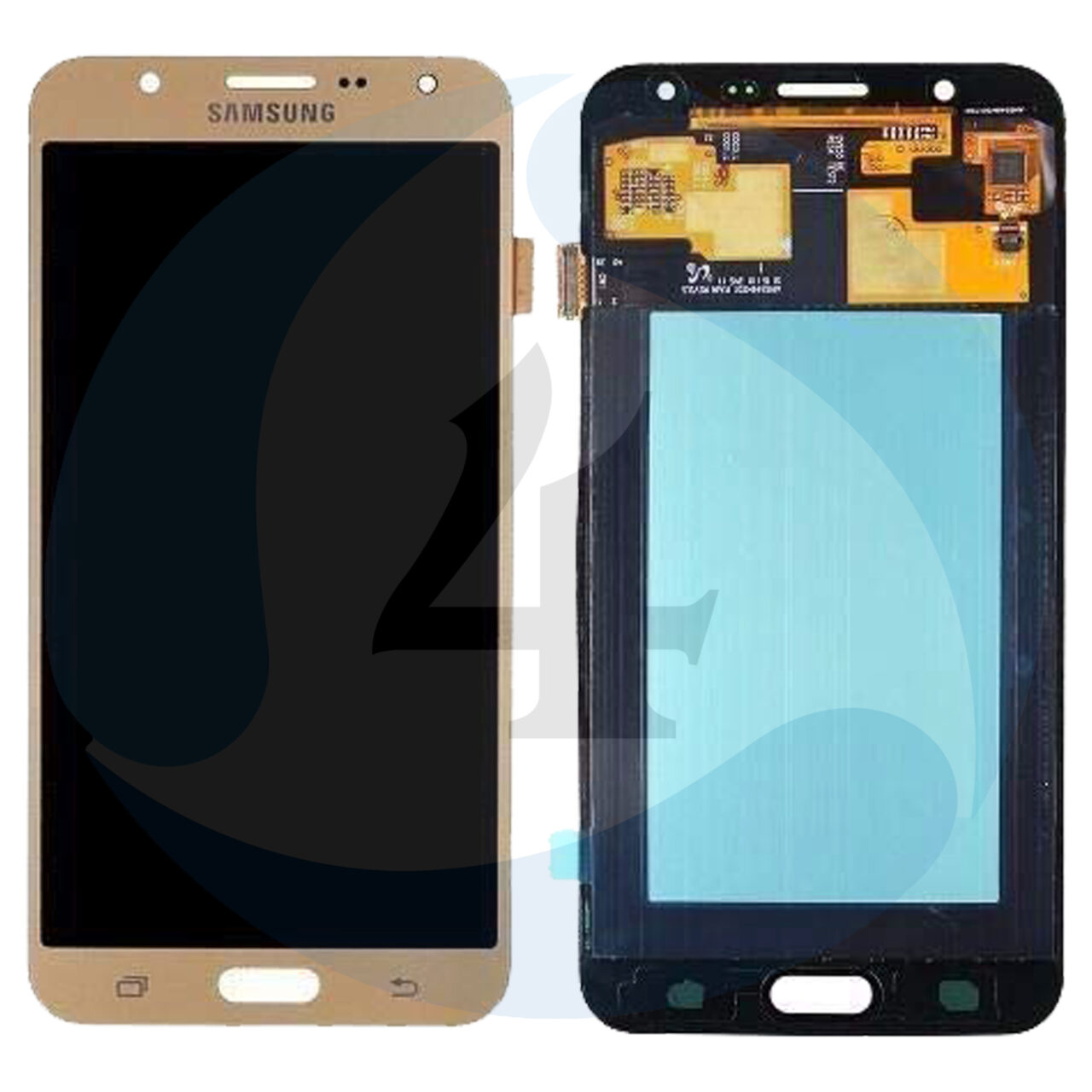 Samsung galaxy J720 oled lcd display scherm Gold