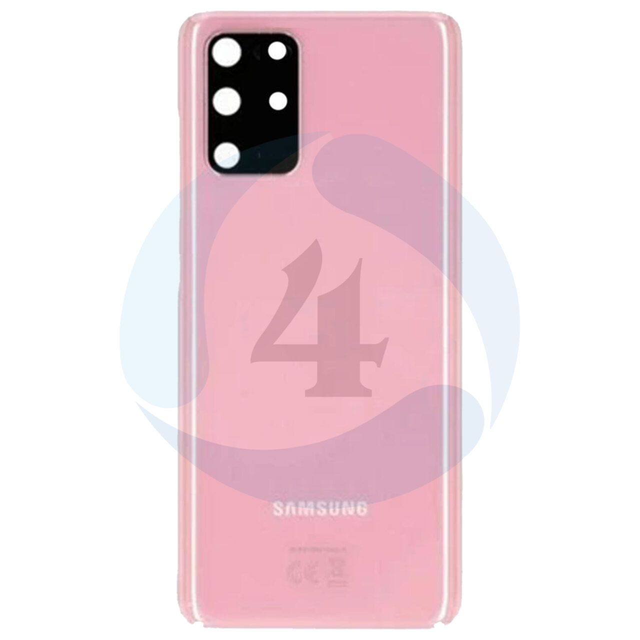 Samsung galaxy s20 plus rear battery cover including lens with adhesive cloud pink G985 G986