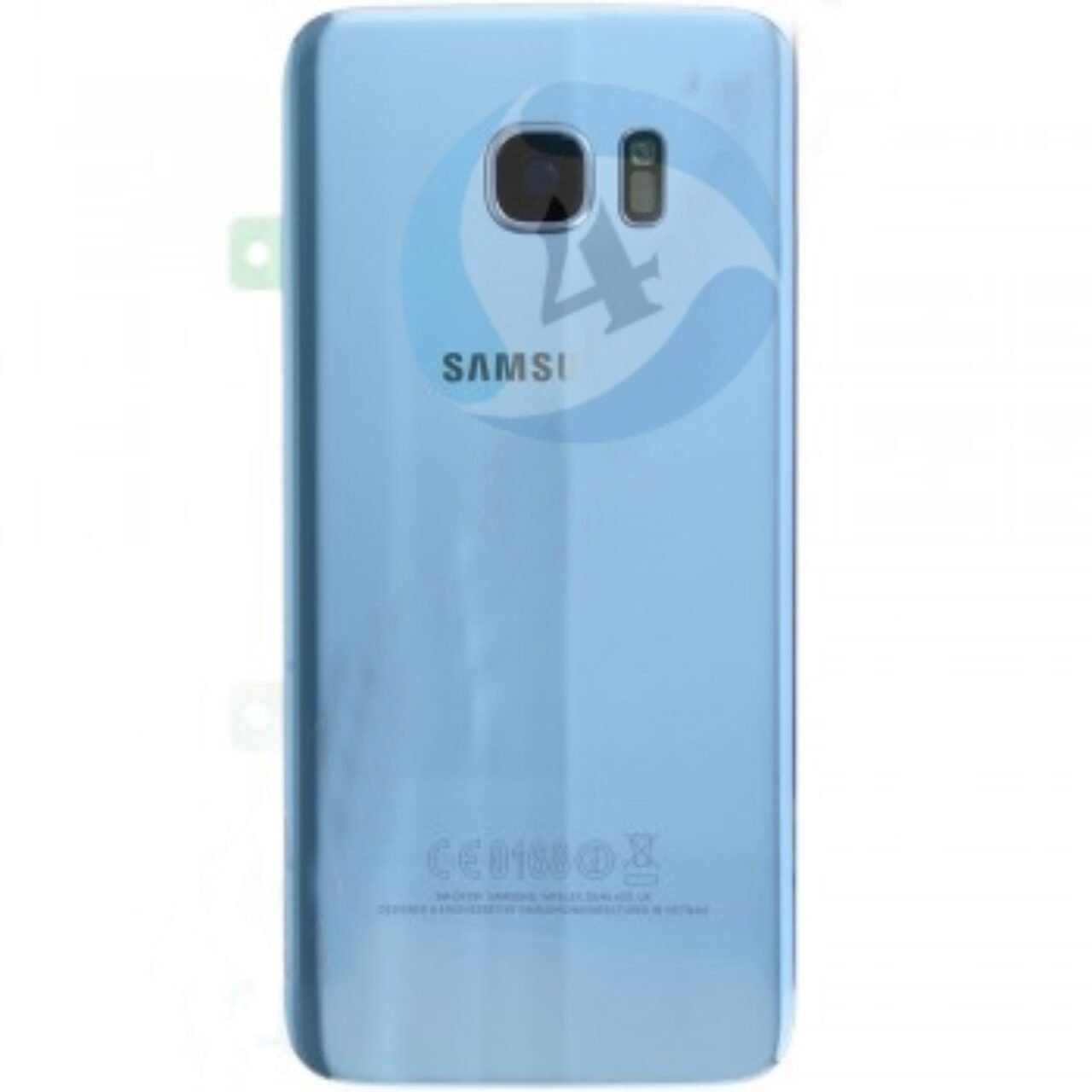 Samsung galaxy s7 edge sm g935f battery cover coral blue gh82 11346f
